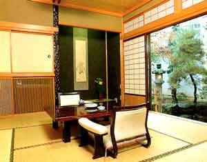 穂高荘山の庵