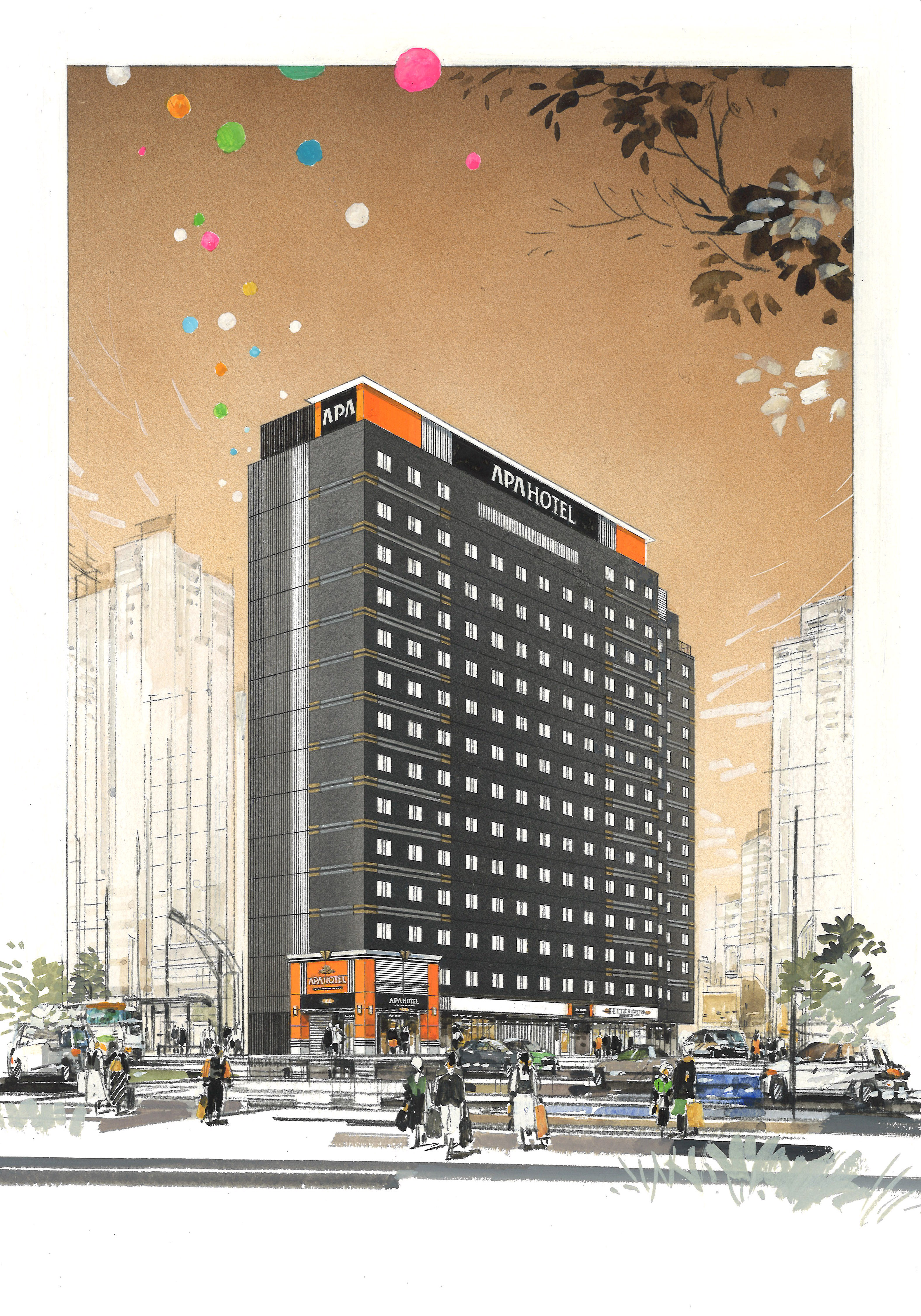 アパホテル〈京成上野駅前南〉(2026年8月開業)